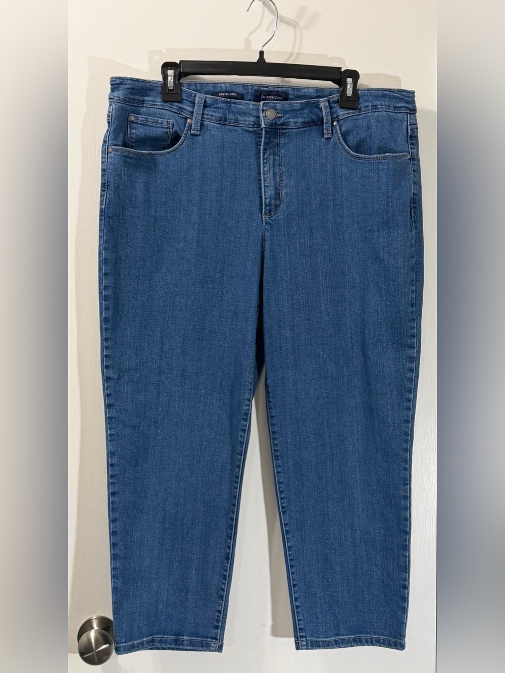 Charter Club Bristol Capri Jeans - Medium Blue